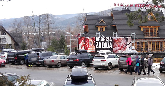 Billboard w Zakopanem